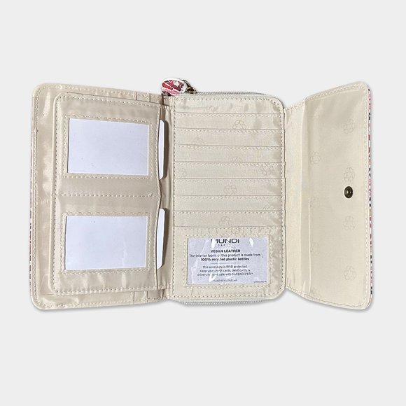 Wallet with Wristlet in Aztec Print - Picture 3 of 4